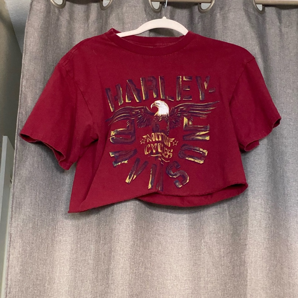 harley davidson dallas crop top